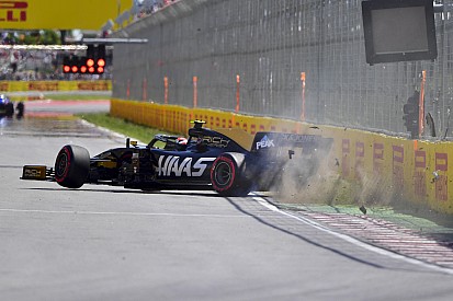 Video: Magnussen'in sıralamaların 2. seansındaki kazası