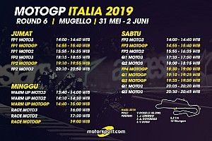 Jadwal lengkap MotoGP Italia 2019