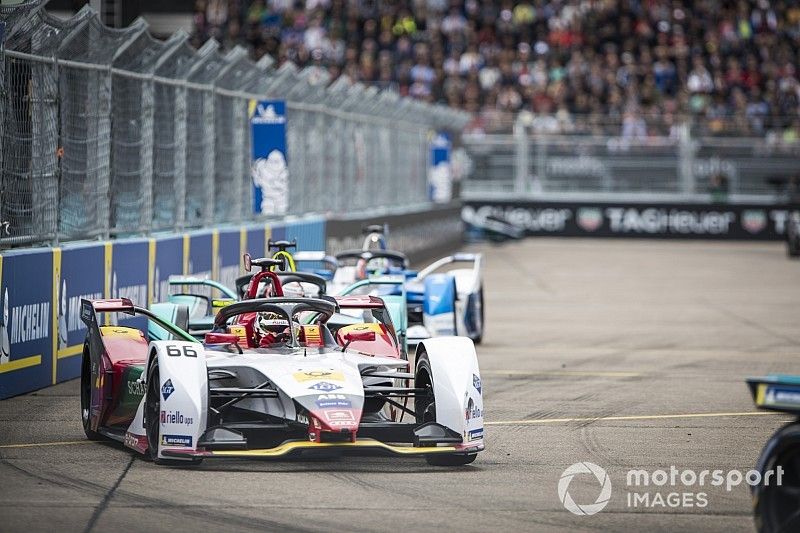 Daniel Abt, Audi Sport ABT Schaeffler, Audi e-tron FE05, Alex Lynn, Panasonic Jaguar Racing, Jaguar I-Type 3, Antonio Felix da Costa, BMW I Andretti Motorsports, BMW iFE.18 