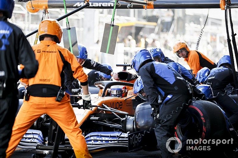 Las paradas en Pits en Bakú