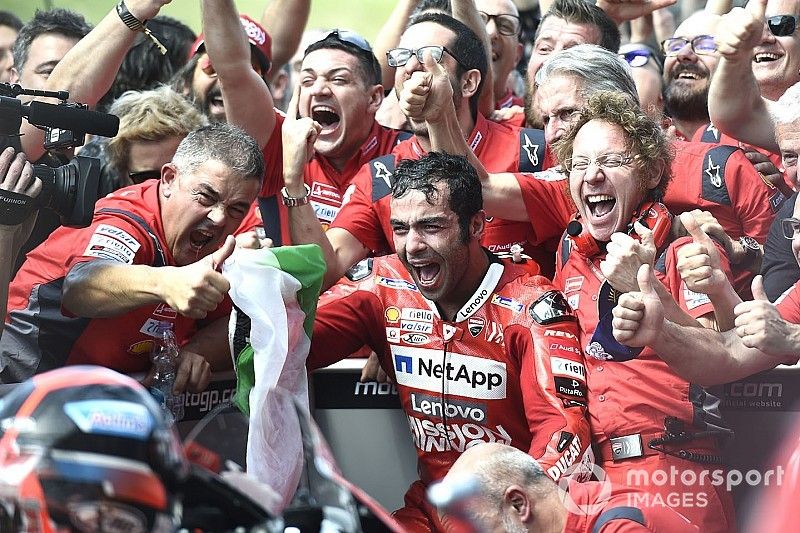 Le vainqueur Danilo Petrucci, Ducati Team