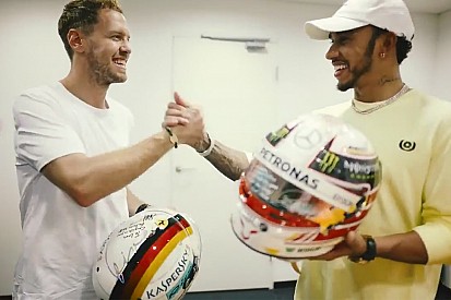 Hamilton et Vettel échangent leurs casques après Abu Dhabi
