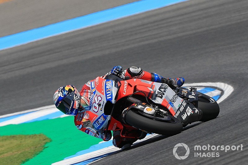 Dovizioso marca el paso en el segundo entrenamiento en Buriram