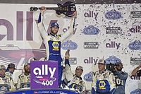 Chase Elliott tops Kurt Busch in marathon Nashville Cup race