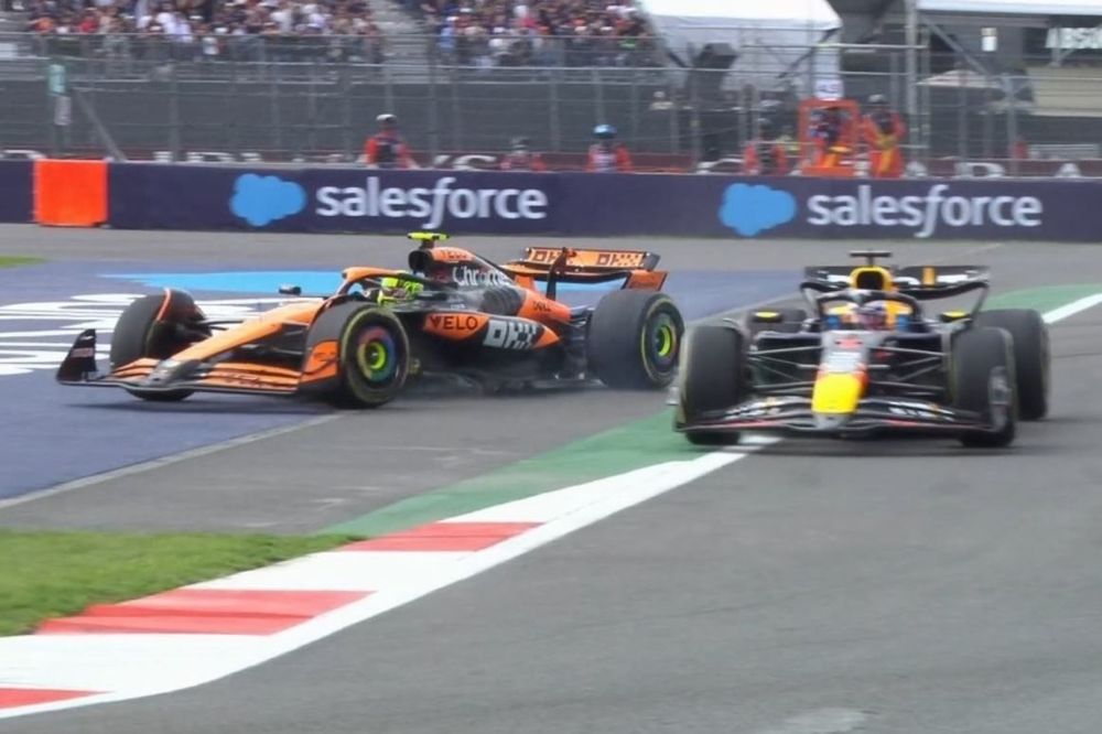 Lando Norris y Max Verstappen