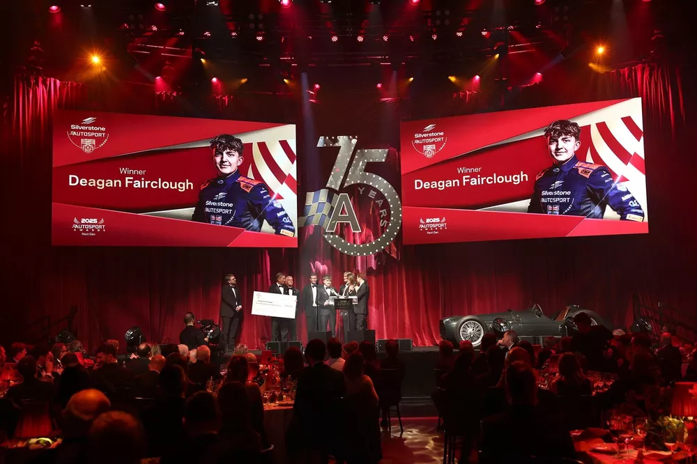 Deagan Fairclough, wins the Silverstone Autosport BRDC Young Driver of the Year Award