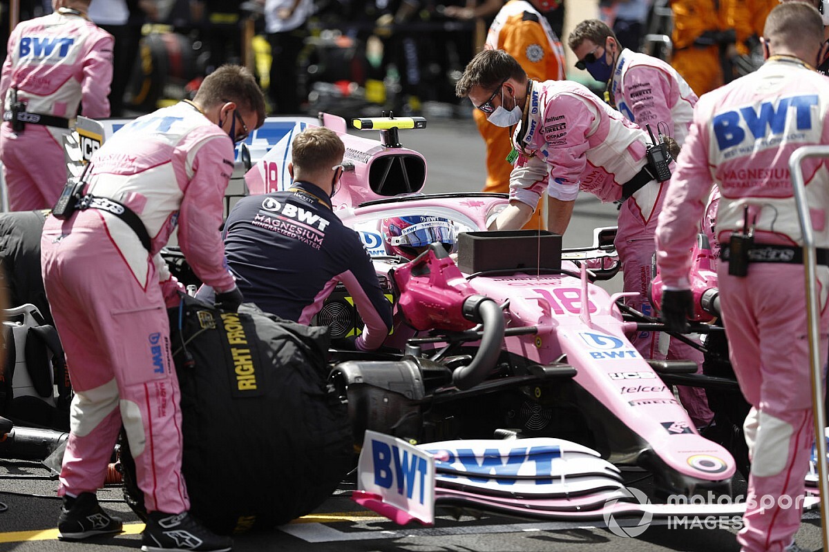 Dobogóra várták a Racing Pointot Silverstone-ban, 2 pont lett belőle