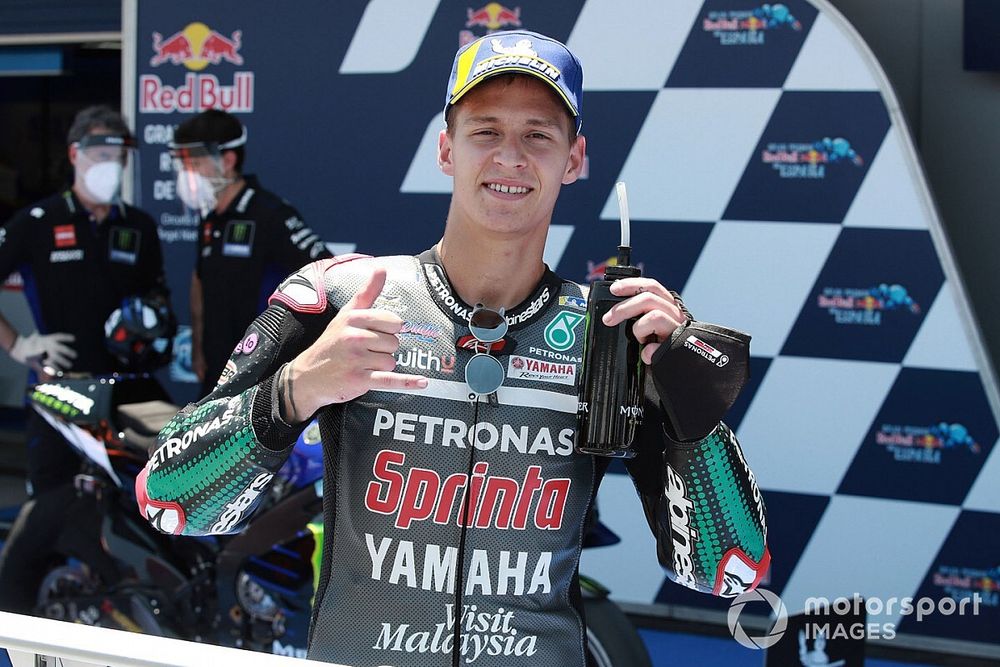 Ganador de la pole Fabio Quartararo, Petronas Yamaha SRT