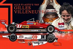 VIDEO: Alle Formule 1-auto's van Gilles Villeneuve