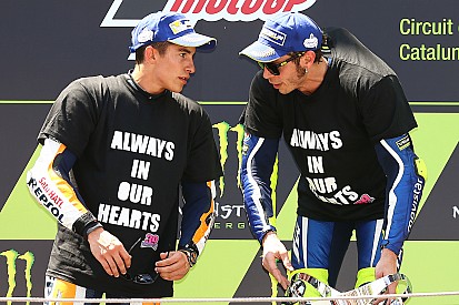 Rossi: Marquez handshake "right thing to do" after Salom’s death