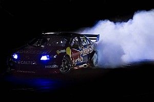 Van Gisbergen drifts modified V8 Supercar