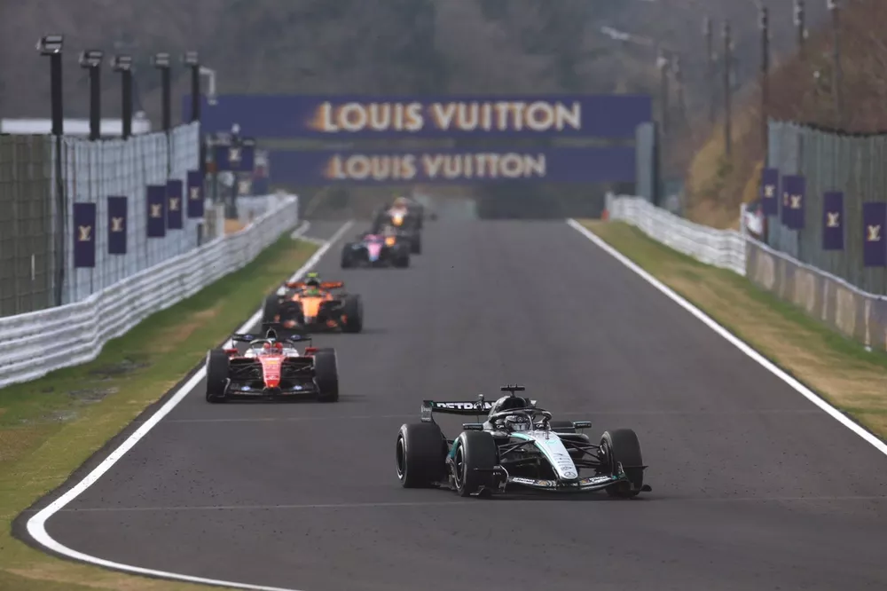 Charles Leclerc, Ferrari, George Russell, Mercedes