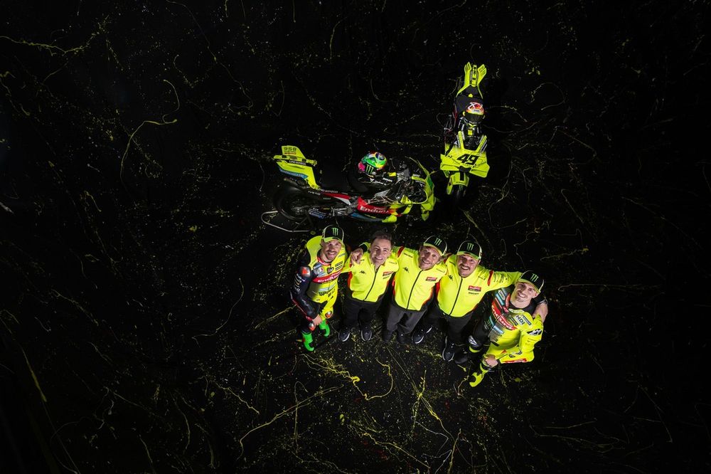 Franco Morbidelli, Fabio di Giannantonio, Valentino Rossi, Pablo Nieto y Alessio Salucci, VR46