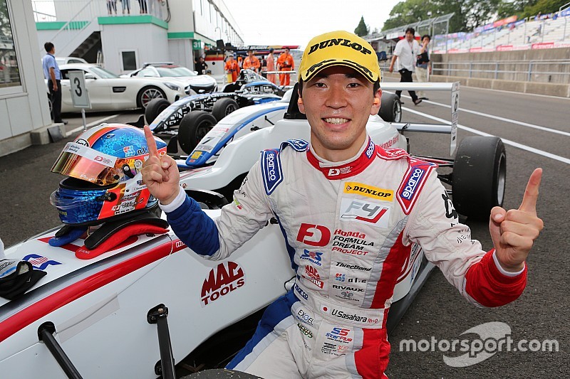 【FIA-F4】第7戦SUGO:大波乱で”実質3周”に短縮。制した笹原が3勝目