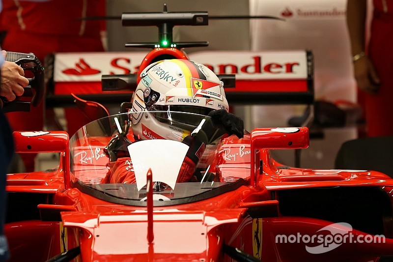 Látványos képeken a Ferrarira felszerelt F1-es pajzsrendszer