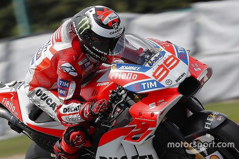 Jorge Lorenzo, Ducati Team, mit neuer Verkleidung