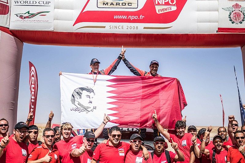 Winners #300 Toyota Hilux: Nasser Al-Attiyah, Matthieu Baumel