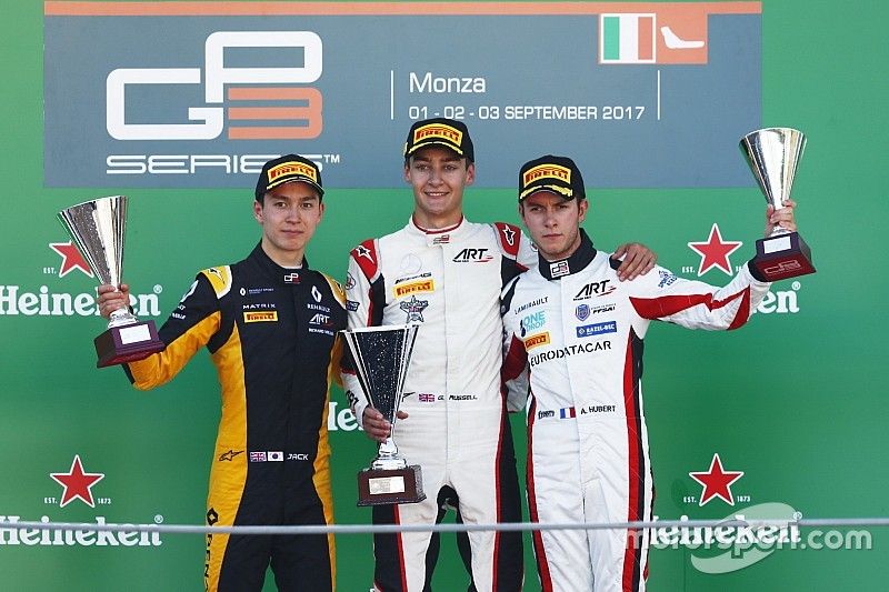 Nueva victoria de Russell en la única carrera de la GP3 en Monza