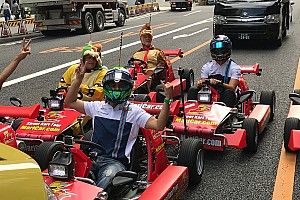 Massa curte dia de “Mario Kart” antes do GP do Japão