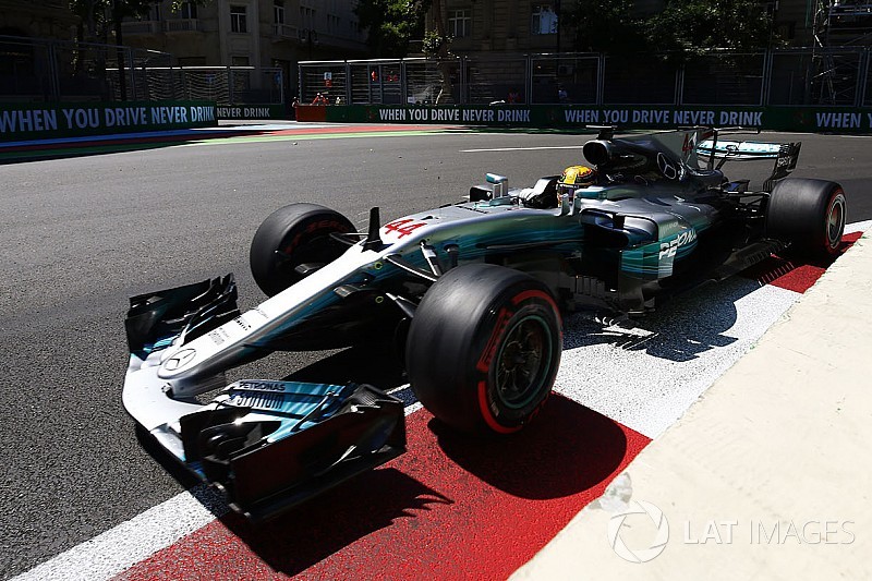 【F1】バクー予選速報:ハミルトン66回目PP。メルセデス最前列独占
