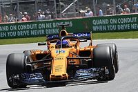 Alonso no se explica el paso atr&aacute;s de McLaren en Canad&aacute;