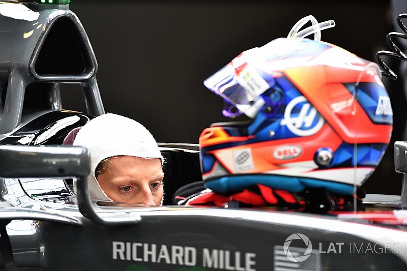 Grosjean mostra seu capacete para a temporada 2018