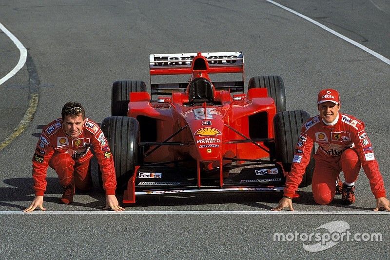 Eddie Irvine y Michael Schumacher, Ferrari