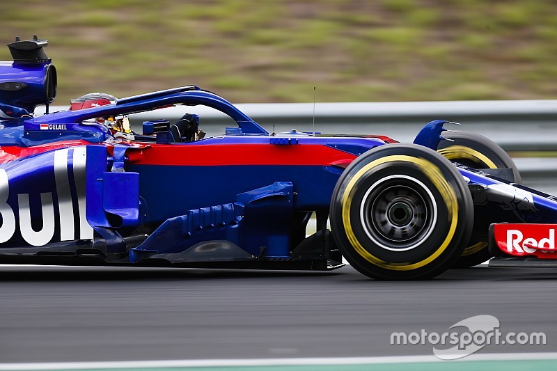 Gelael en EL1 avec Toro Rosso à Austin