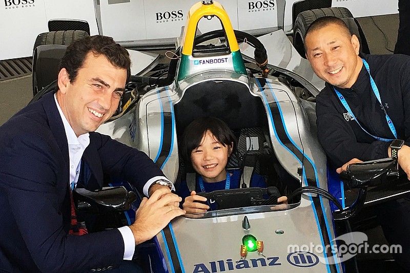 小学生レーサーJuju、FEを初観戦「ギヤ変更がないので乗れそう!」