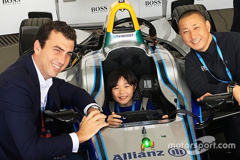 小学生レーサーJuju、FEを初観戦「ギヤ変更がないので乗れそう!」