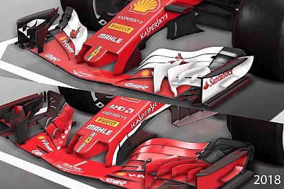 Відео: порівняння болідів Ferrari 2017 та 2018 років