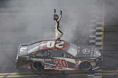 Erik Jones emerges from wild Daytona race to earn first Cup win