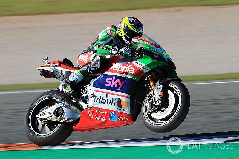 Perolehan poin rendah, Aprilia tetap senang