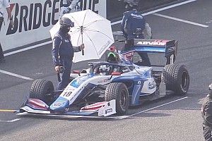 Kobayashi's team explains bizarre wet tyre strategy