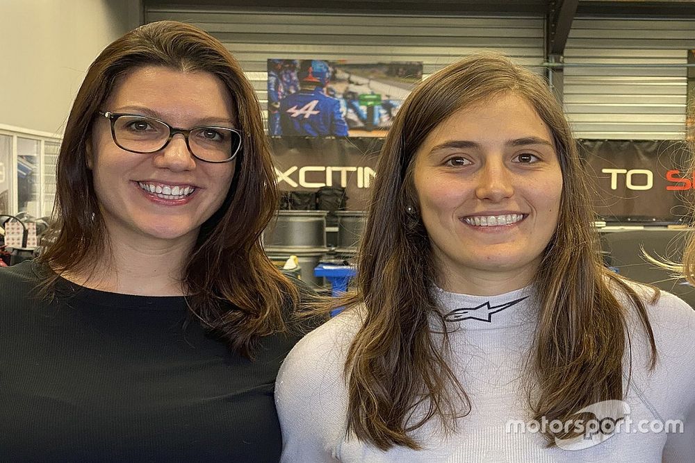 Katherine Legge, Tatiana Calderón e Sophia Flörsch