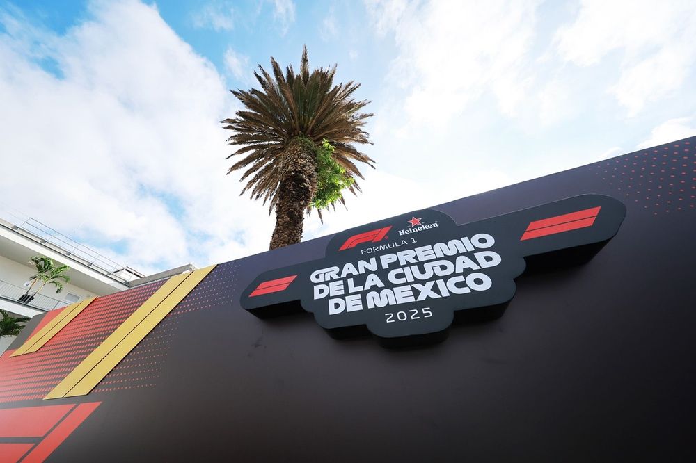 F1 Grand Prix of Mexico board