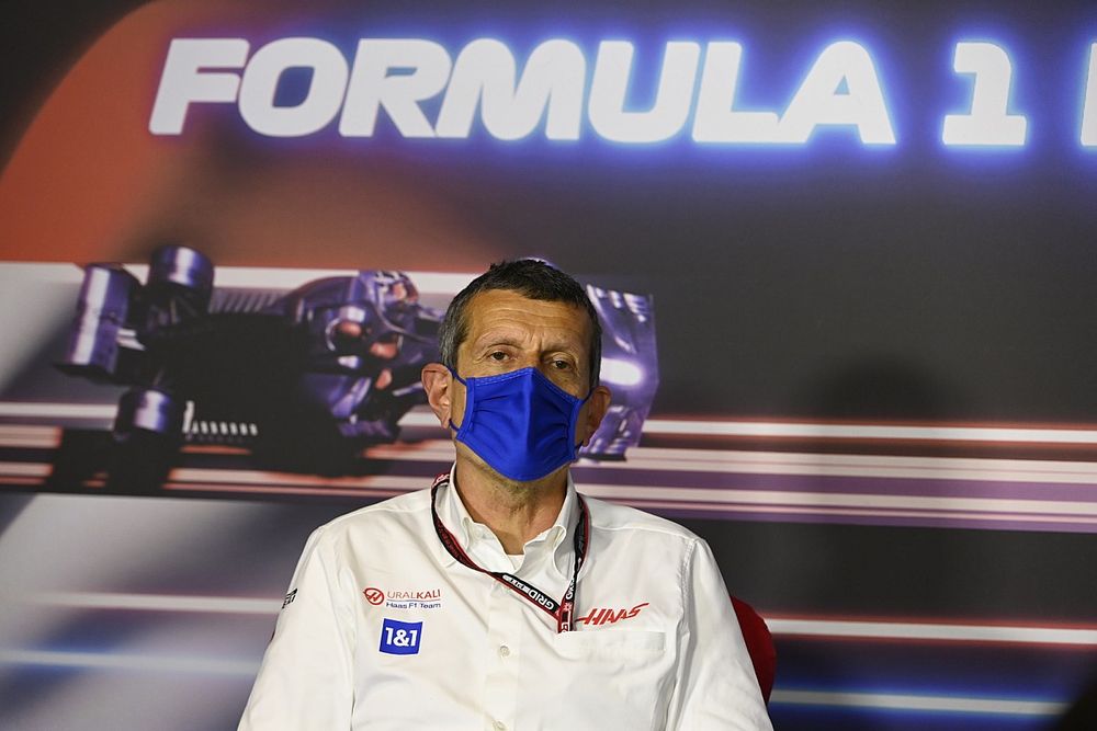 Guenther Steiner, Team Principal, Haas F1, in the Press Conference