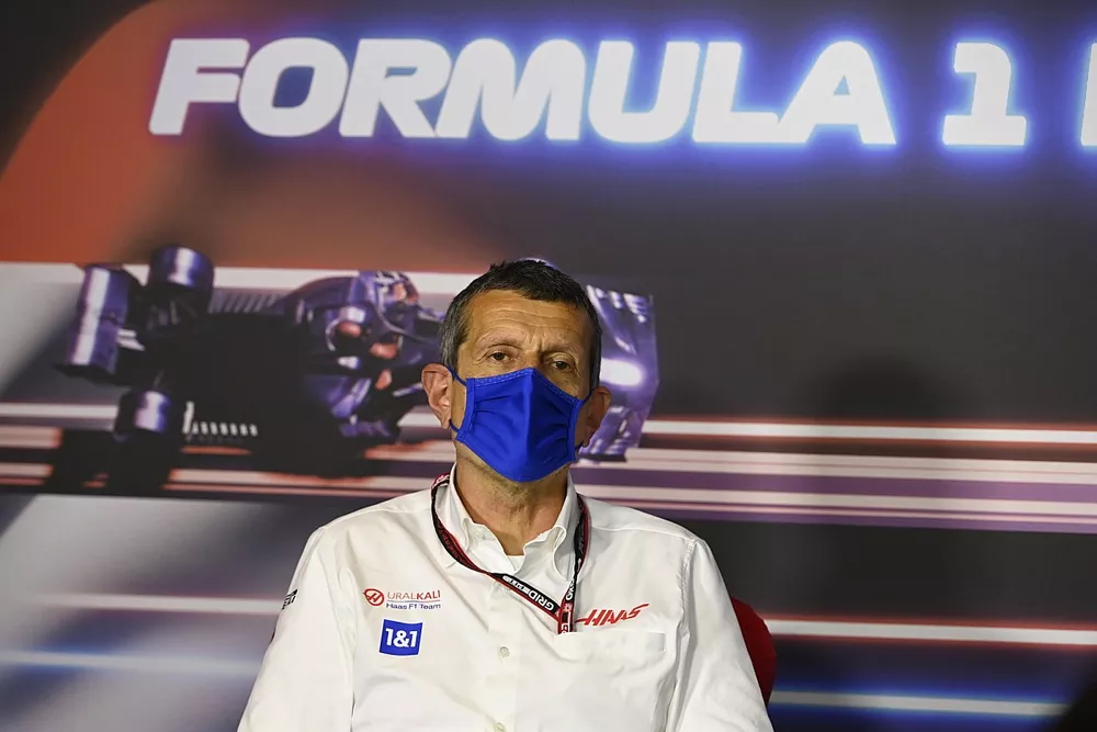 Guenther Steiner, Team Principal, Haas F1, in the Press Conference