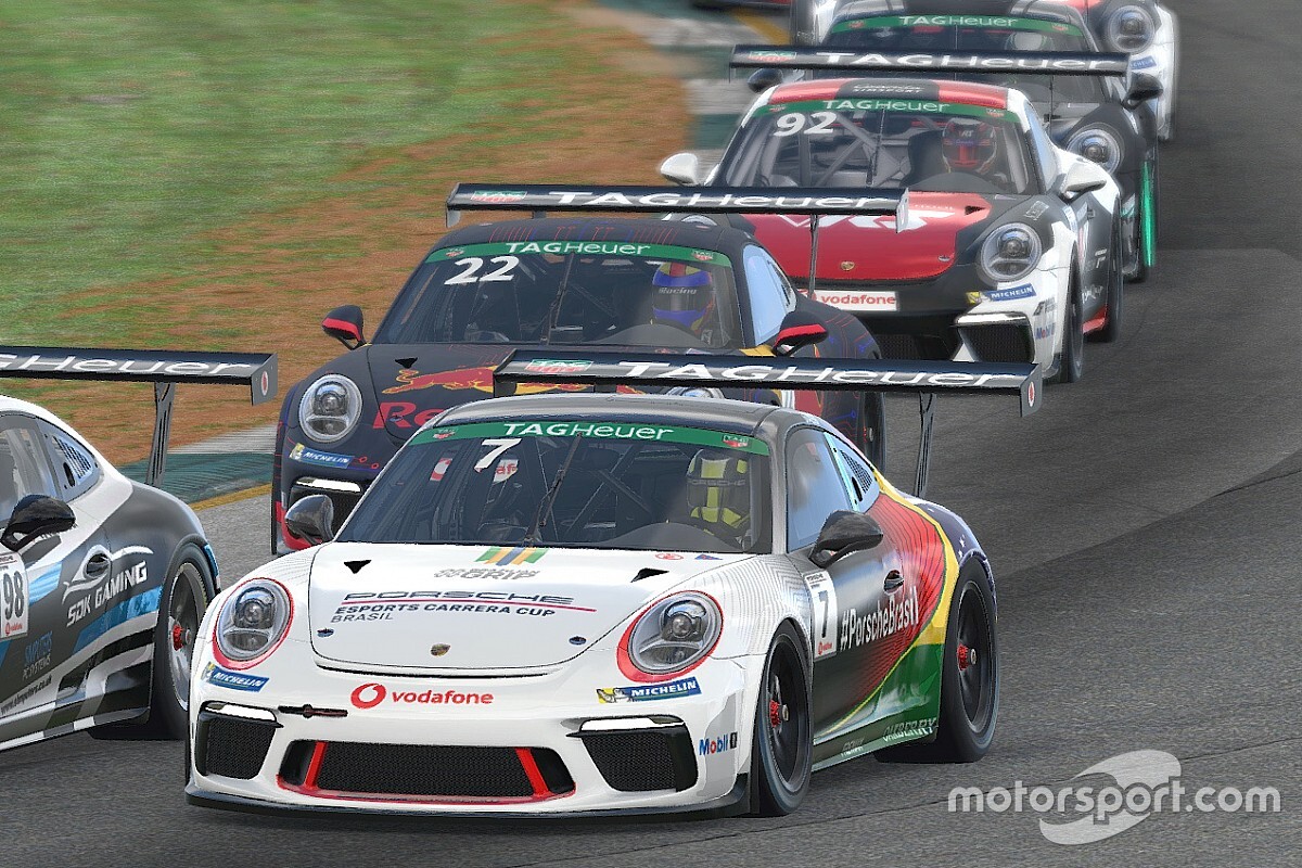 Giassi termina Road Atlanta com mais 2 top10s e fecha 2ª bateria com seu melhor resultado na Porsche TAG Heuer Esports Supercup