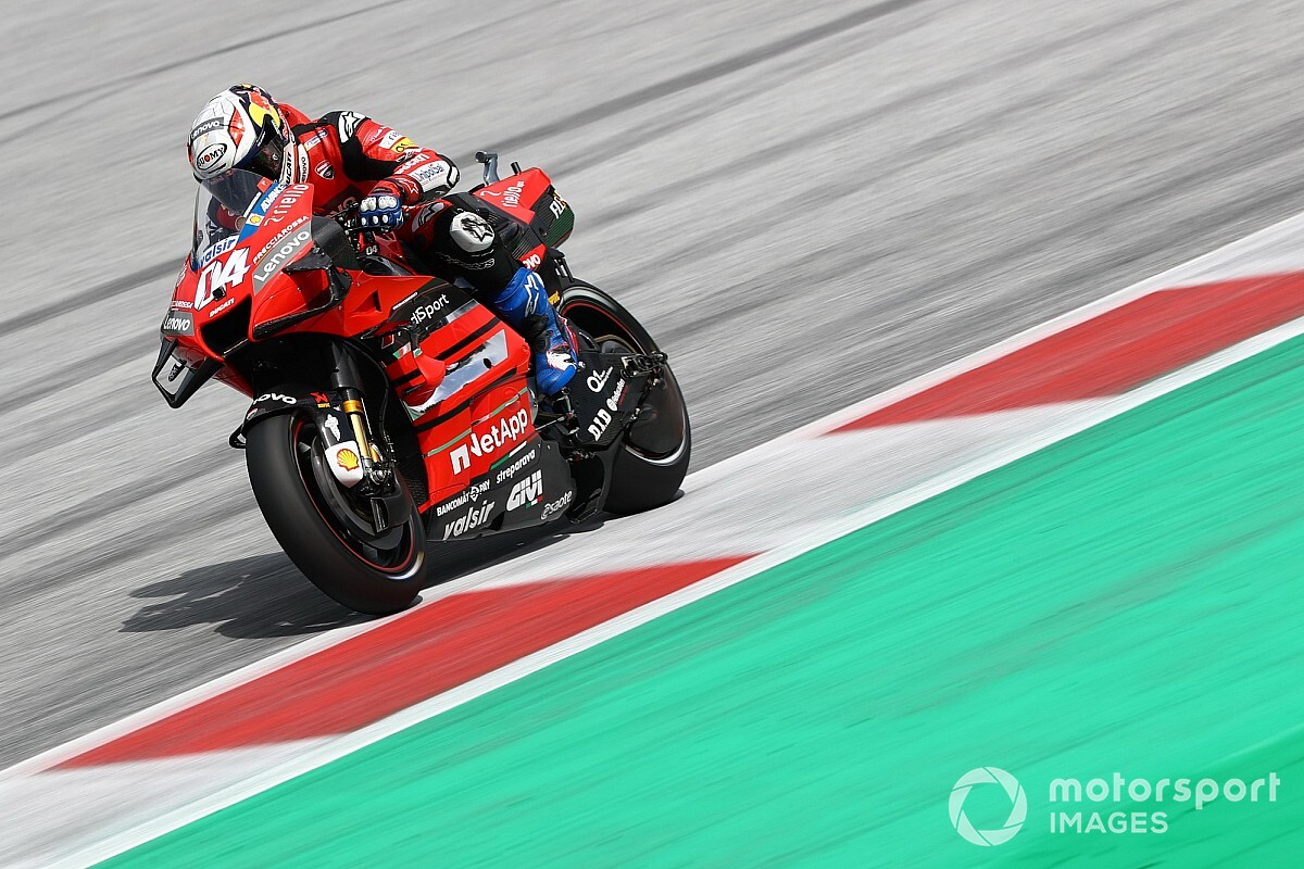 MotoGP: Dovizioso vence na Áustria em prova marcada por forte acidente