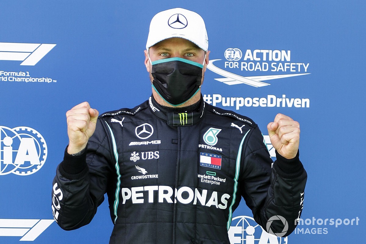 Avusturya GP: Pole pozisyonu tur rekoruyla Bottas'ın, Mercedes 1-2!