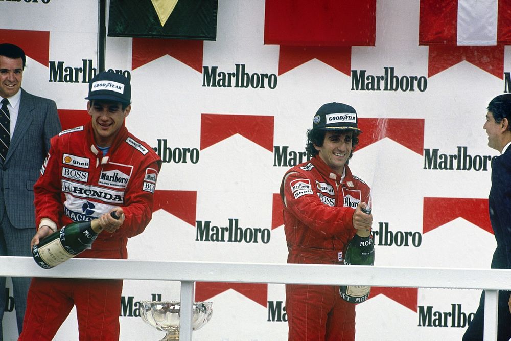 Ayrton Senna, McLaren, Alain Prost, McLaren