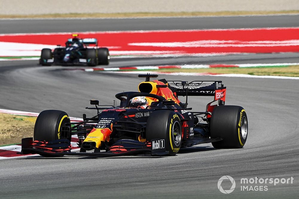 Max Verstappen, Red Bull Racing RB16, Valtteri Bottas, Mercedes F1 W11 EQ Performance