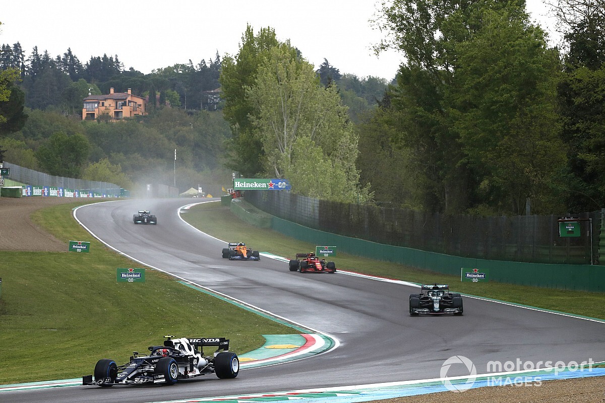 GP Imola: l'animazione grafica della gara