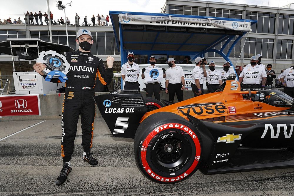 Pole award winner: Patricio O'Ward, Arrow McLaren SP Chevrolet