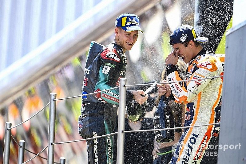 El semáforo del Gran Premio de Catalunya de MotoGP