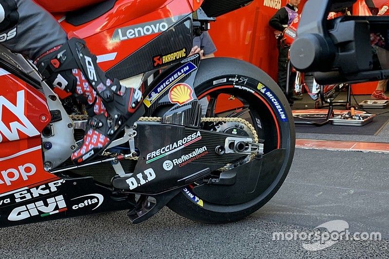 Ducati estrena una nueva pieza aerodinámica en la rueda trasera