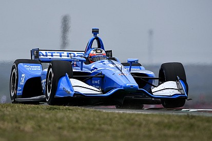 Barber IndyCar: Rosenqvist leads disrupted opening practice