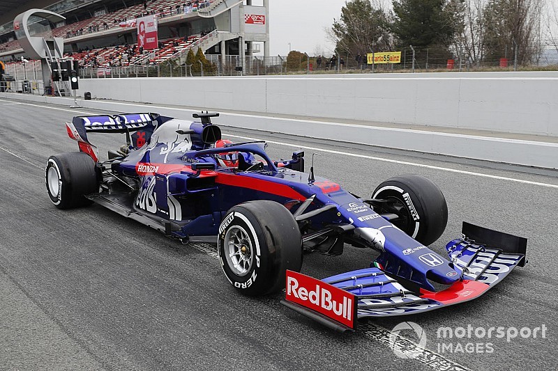Líder do dia nos testes em Barcelona na Fórmula 1, Kvyat diz que ser 1º não era prioridade