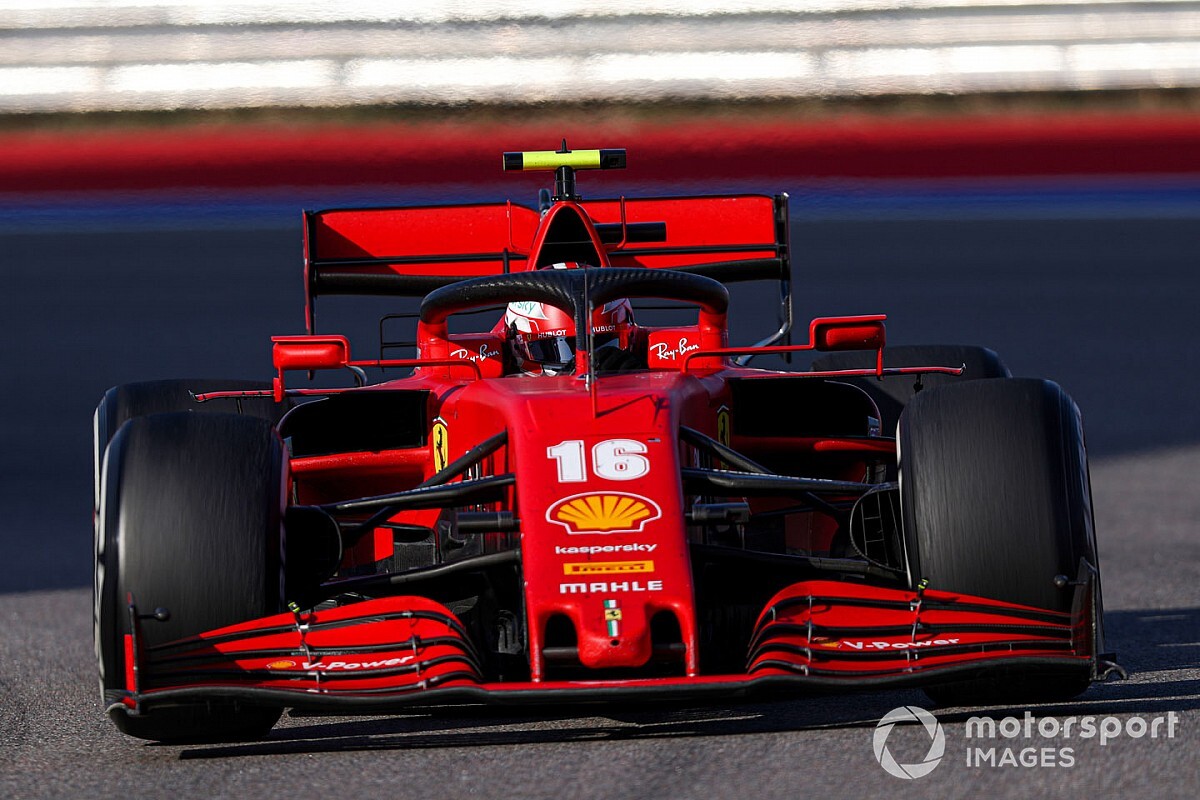 Leclerc, sorprendido por el buen rendimiento de Ferrari